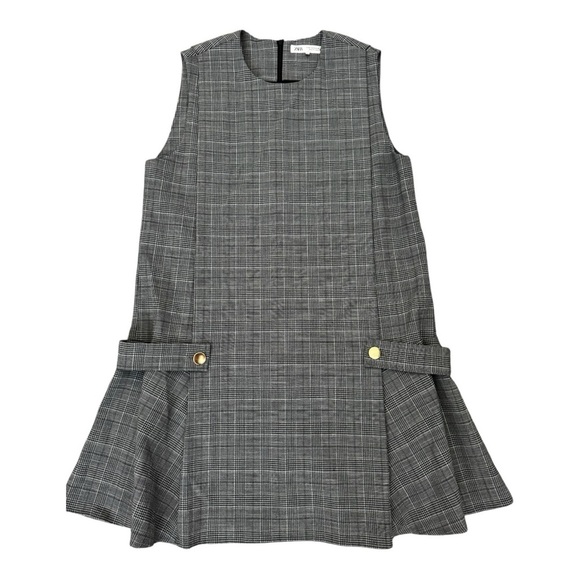 🖤 ZARA Woman Plaid Mini Dress ZW CollectionSize MNew